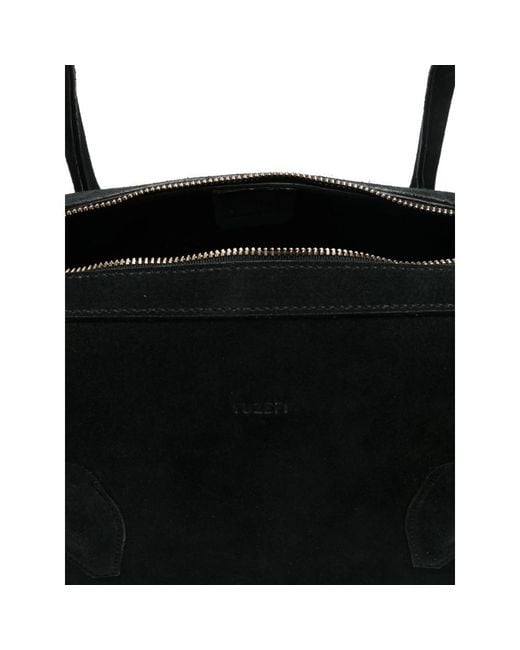 Yuzefi Black Zippered Handbag