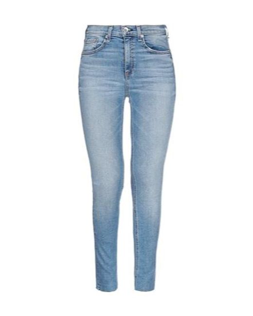 Rag & Bone Blue Light-Colored Jeans