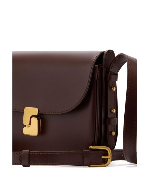 Soeur Brown Mini Shoulder Bag