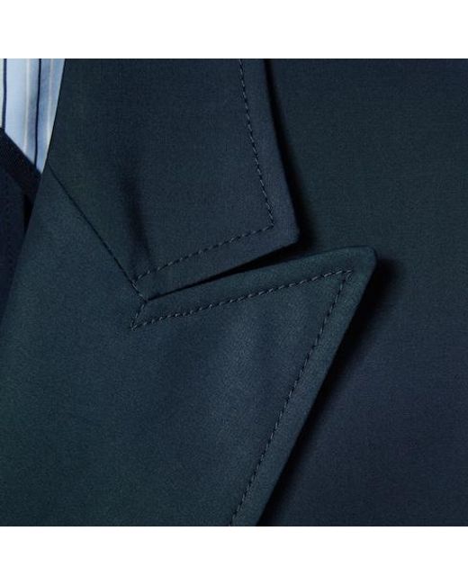Gucci Blue Double Breasted Button-Up Jacket