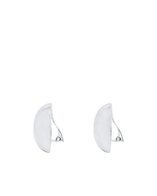 FEDERICA TOSI White Isa Clip-On Earrings