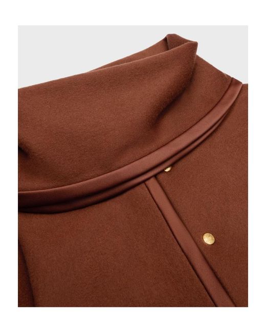 Céline Brown Scarf Jacket