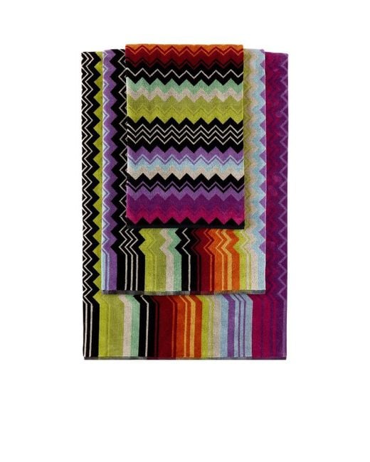 Missoni Black Home Set Of 5 Giacomo Bath Towels for men