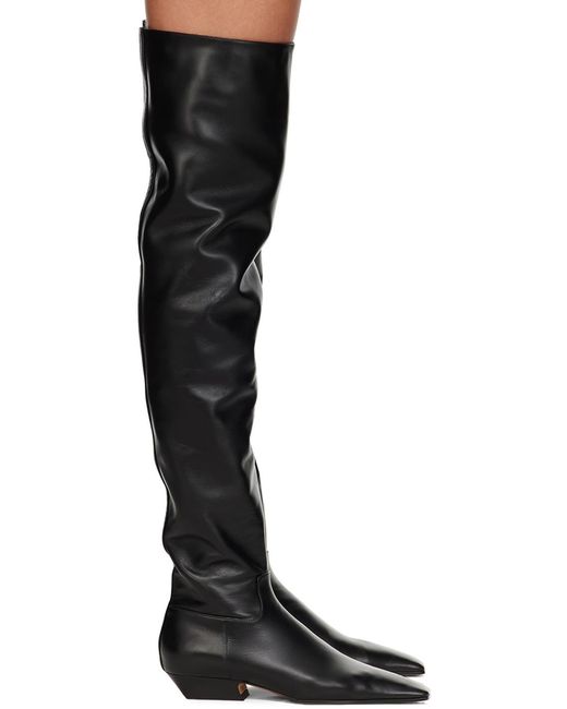 Khaite Black Marfa Boots