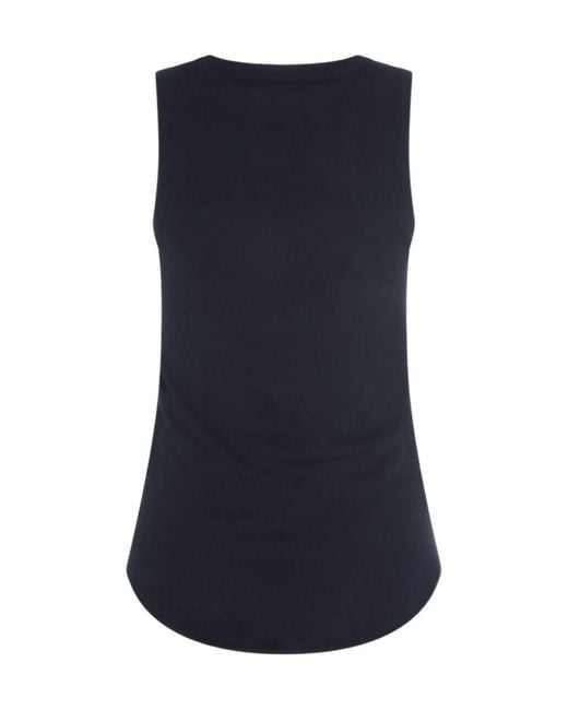 Thom Krom Black Sleeveless Longline Top