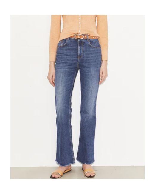 Tory Burch Blue Bootcut Jean