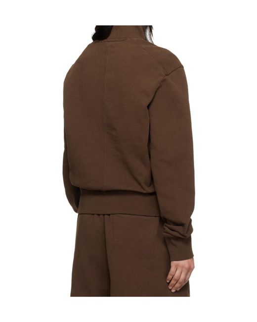 Entire studios Brown Port Pullover Sweatshirt