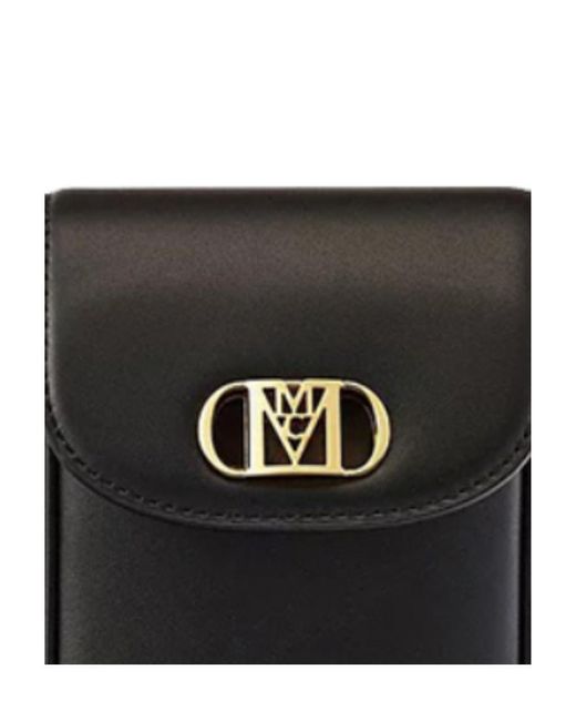MCM Black Button Shoulder Bag for men