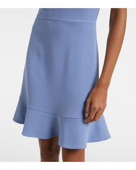 Stella McCartney Blue Iconic Ruffled Minidress
