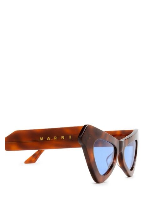 Marni Blue Logo Sunglasses