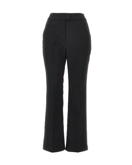 Entire studios Black Concealed-Fastening Trousers