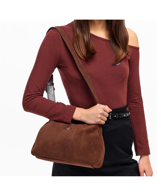Vivienne Westwood Brown Kate Shoulder Bag