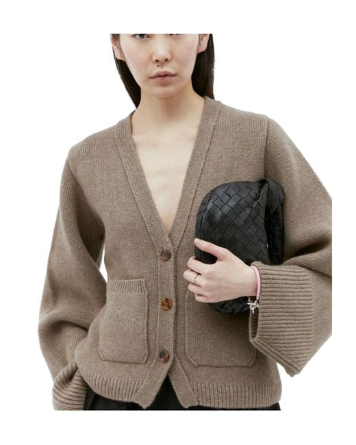 Bottega Veneta Brown Sardine Ring