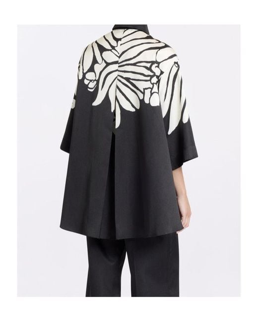 Elie Saab Black Printed Shirt