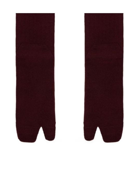 Maison Margiela Purple Tabi-Toe Socks