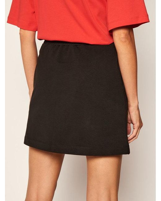 Moschino Black Logo Detail Skirt