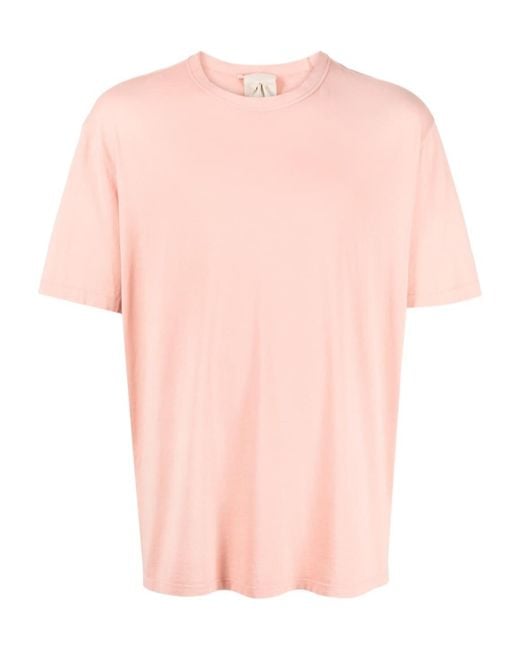 C P Company Pink Round-Neck T-Shirt for men