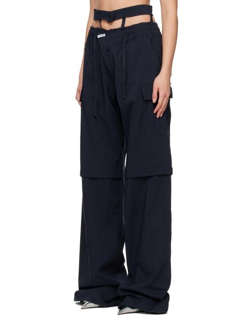 OTTOLINGER Blue Work Casual Pants