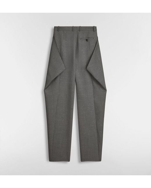 Dior Gray Pleated Pants