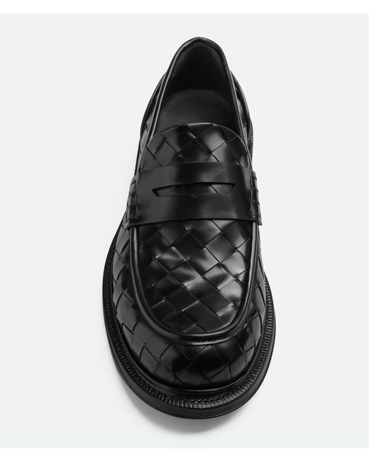 Bottega Veneta Black James Loafers for men