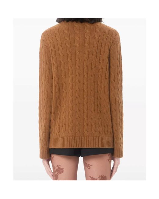 Valentino Brown Cashmere Jumper