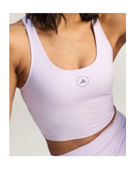 Adidas By Stella McCartney Purple Sleeveless Top