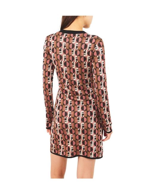 Fendi Brown Gentle Dress