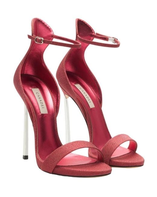 Casadei Pink Cappa Blade Solar Eclipse Sandal