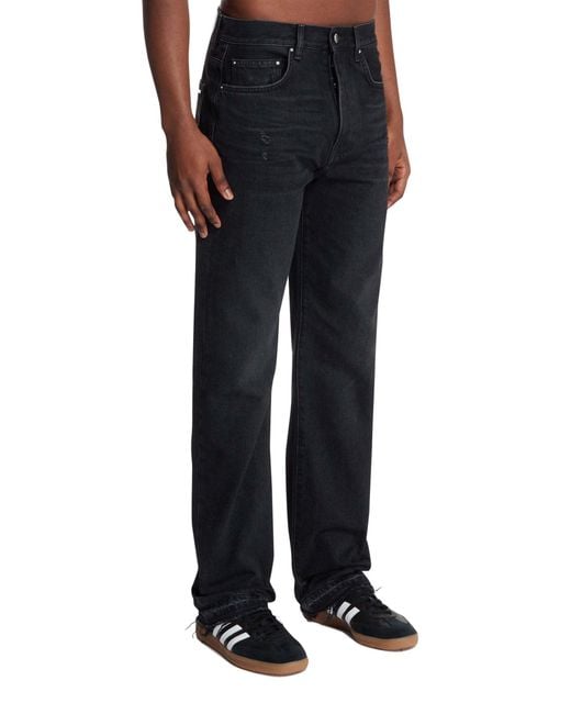 Amiri Black Straight-Leg Jeans for men