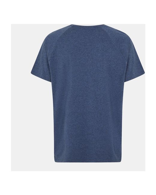 Boss Blue Solid Color Minimalist T-Shirt for men