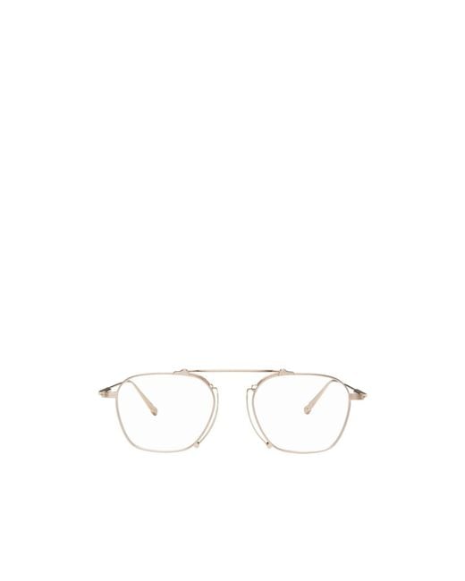 Matsuda White Full Frame Plain Mirror for men