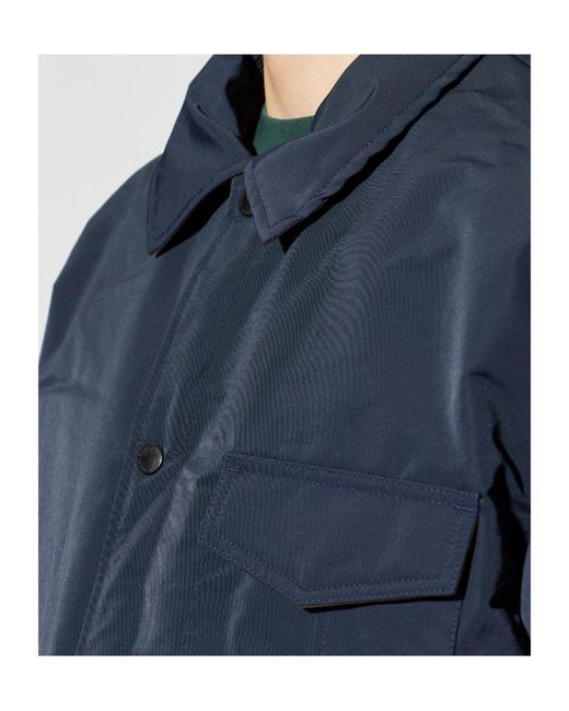 Canada Goose Blue Long-Sleeve Shirt Jacket for men