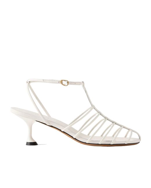 Proenza Schouler White Tee Cage High-Heeled Sandals