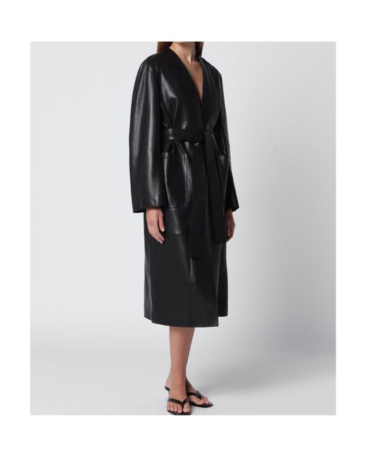 Nour Hammour White Belted Coat
