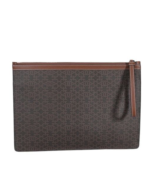 Bally Black Monogram Logo Handbag for men