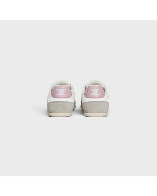 Céline White Jogger Low Lace-Up Sneaker