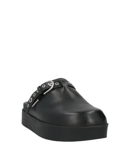 Rag & Bone Black Round Toe Mules