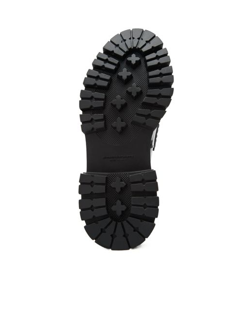 Alexander Wang Black Logo-Lettering Loafers