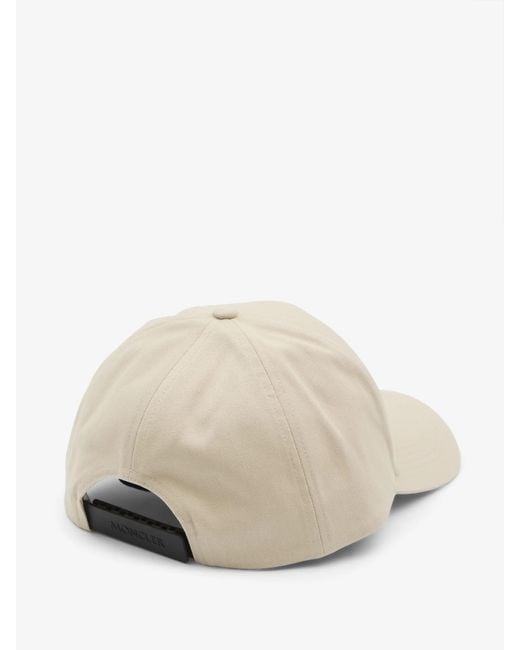 Moncler Natural Logo Baseball Cap for men