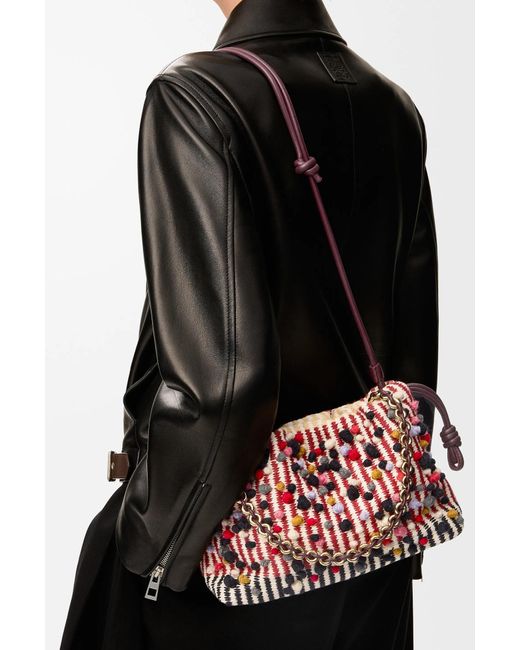 Loewe Red X Albers Medium Flamenco Purse