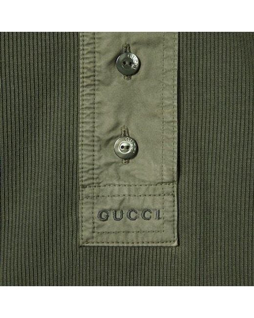 Gucci Green Long Sleeve T-Shirt