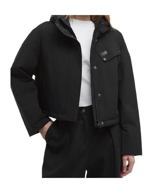 Barbour Black Long-Sleeved Casual Jacket