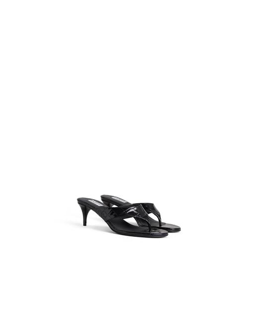 Alaïa Black Mules Tong