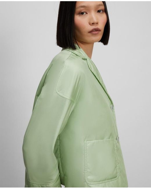 Aspesi Green Button-Up Padded Jacket