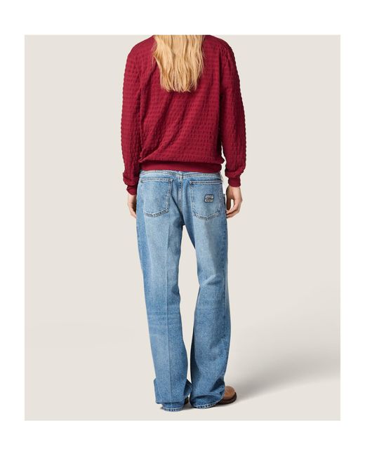 Miu Miu Blue Washed Denim Jeans
