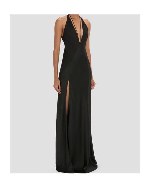 Victoria Beckham Black Cami Gown