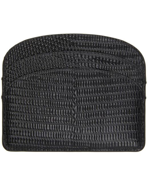 A.P.C. Black Logo Wallet