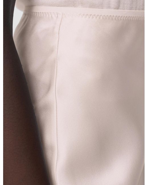 Joseph Pink Isaak Bias-Cut Silk Midi Skirt