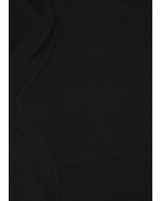 Roland Mouret Black Long-Sleeved Dress