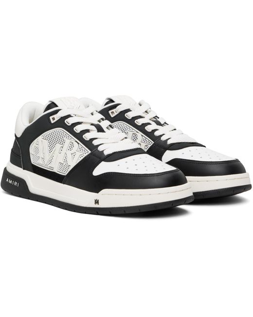 Amiri White Logo Embossed Sneakers for men